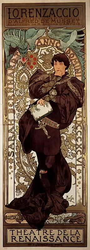Alfons Mucha - 125, Lorenzaccio, 1896